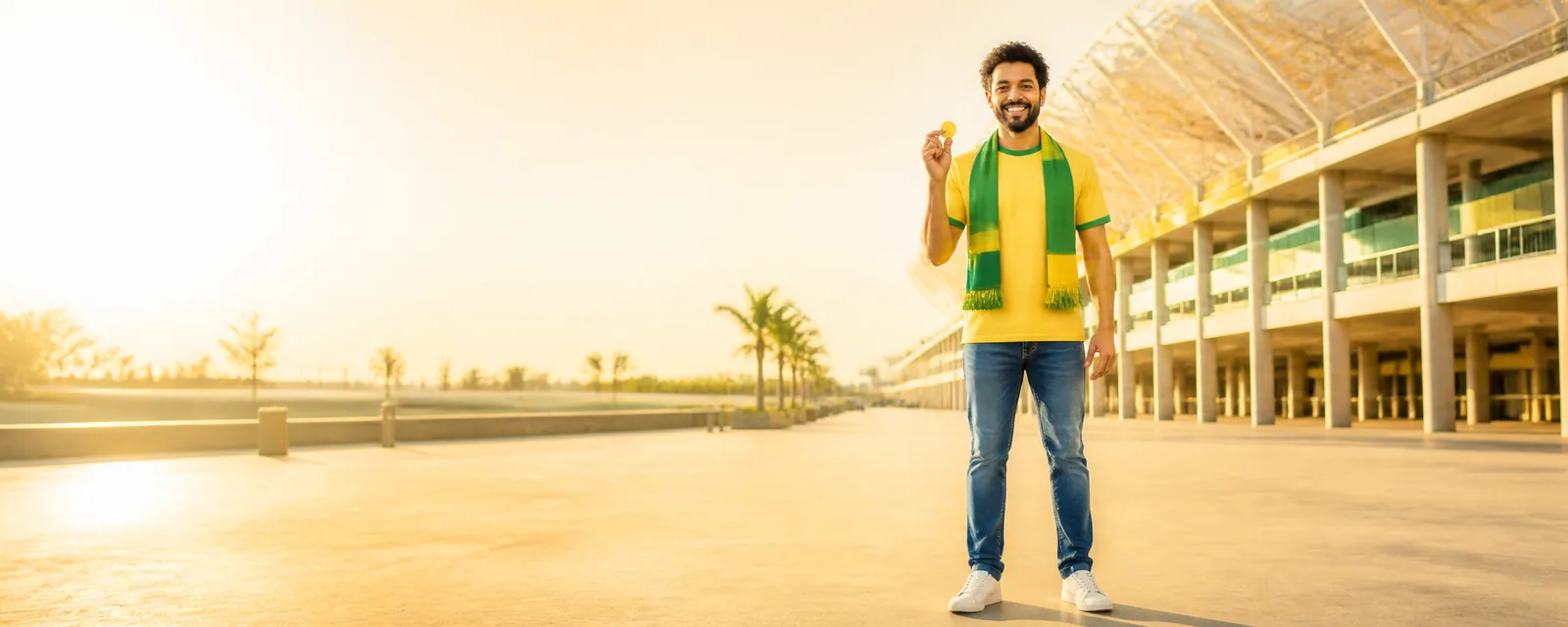 Goleiro brasileiro durante uma defesa
